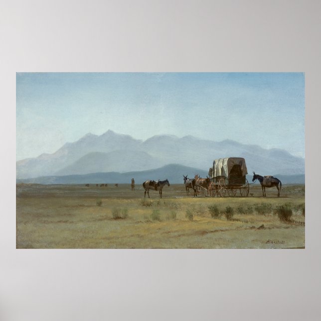 Surveyors vagn i Rockies Poster (Framsidan)