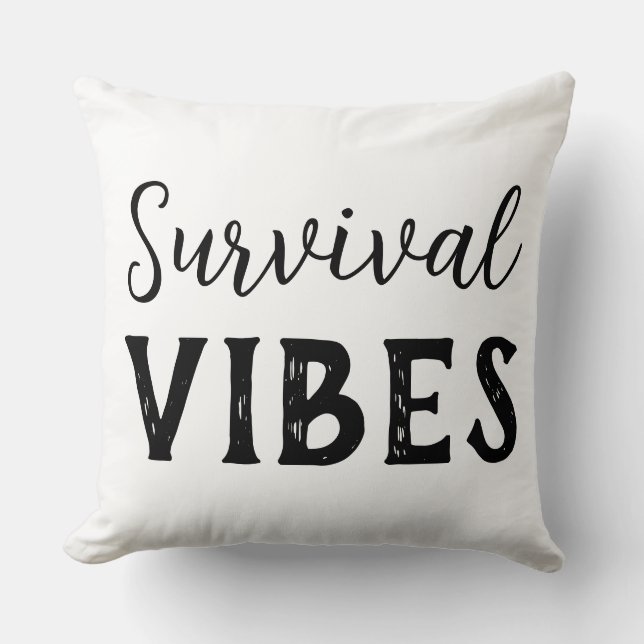 Survival Vibes Kudde (Framsida)