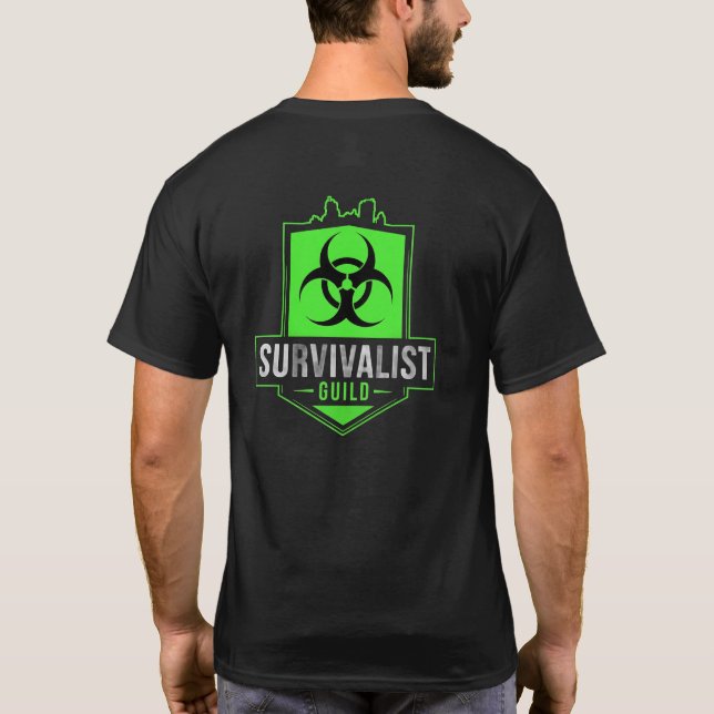 Survivalist Guild (BioGreen) T Shirt (Baksida)