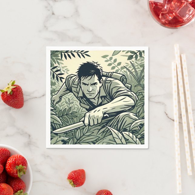 Survivalist Spirit Pappersservett (Insitu)