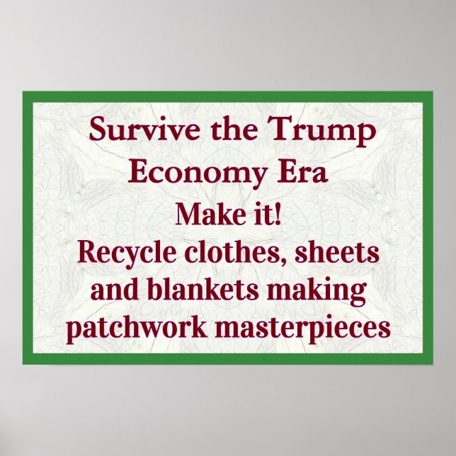 Survive Trump Economy Make It Poster (Framsidan)