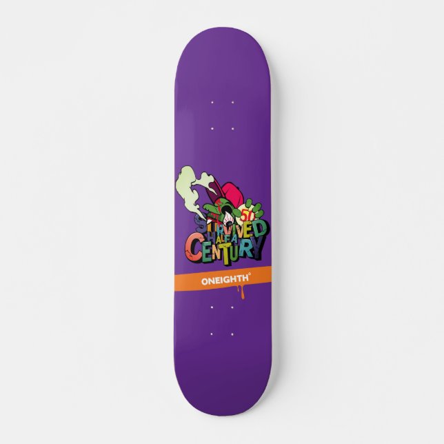 survived half a century mini skateboard bräda 18,5 cm (Framsida)