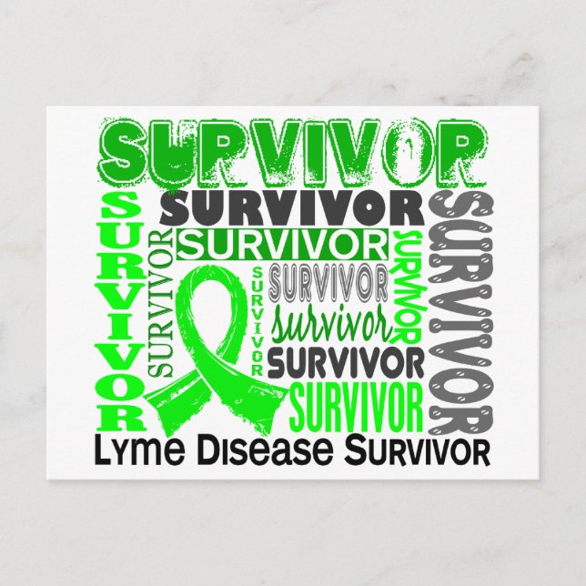 Survivor 10 borreliainfektion vykort (Framsida)