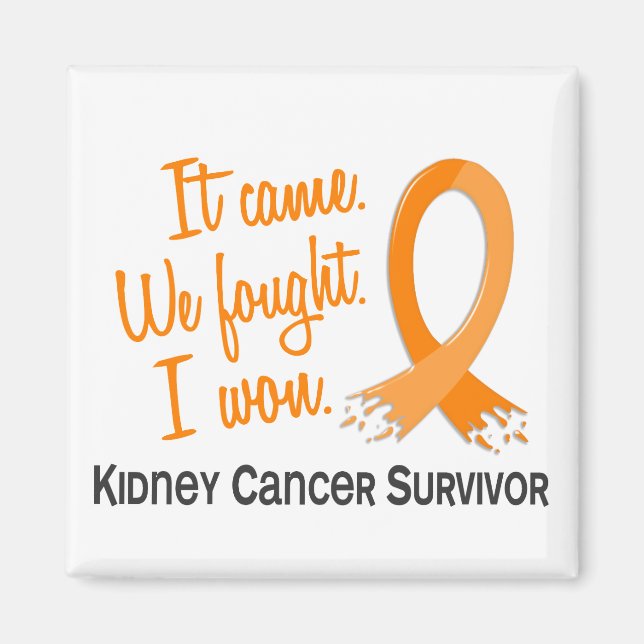 Survivor 11 Njurcancer Magnet (Framsidan)