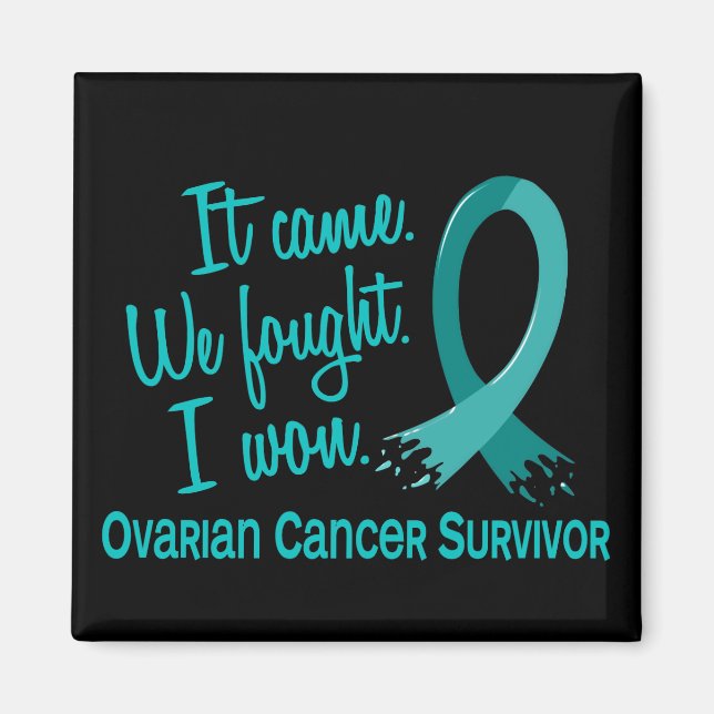 Survivor 11 Ovarialcancer Magnet (Framsidan)