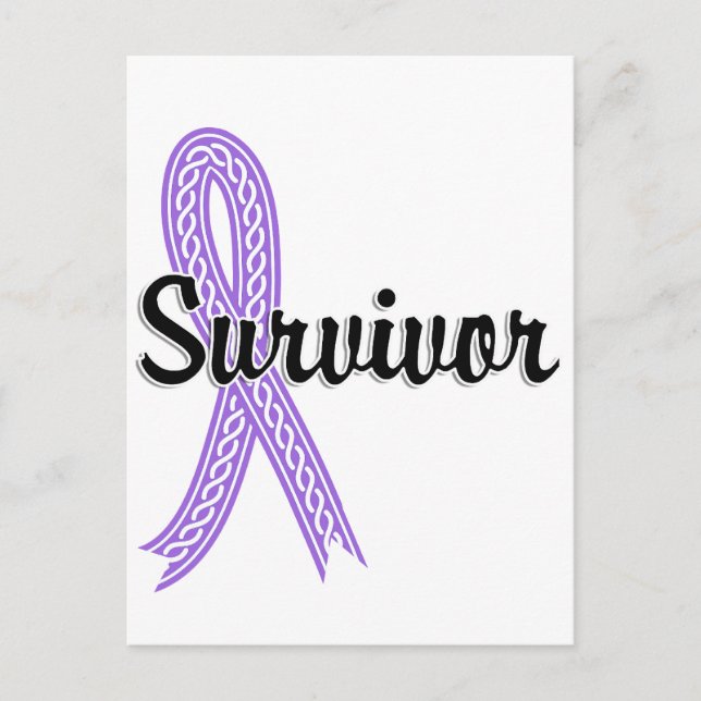 Survivor 17 Lymphoma (Hodgkins) Vykort (Framsida)