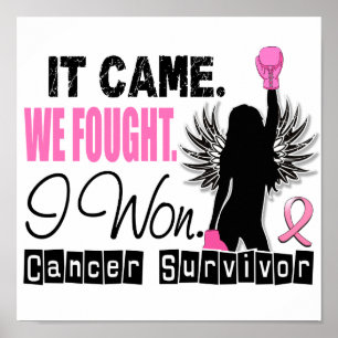 Survivor 22 Bröstcancer Poster