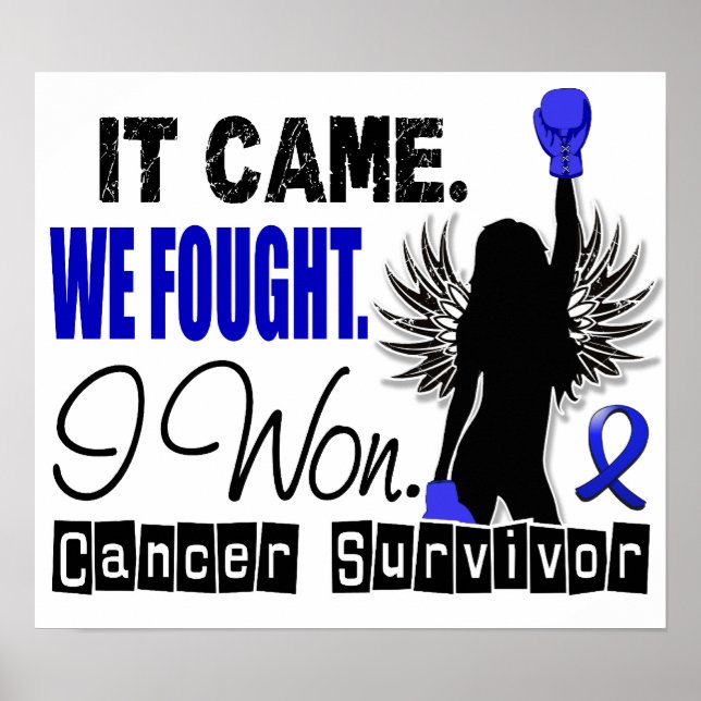 Survivor 22 Colon Cancer Poster (Framsidan)