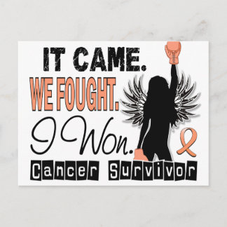 Survivor 22 Uterine Cancer Vykort