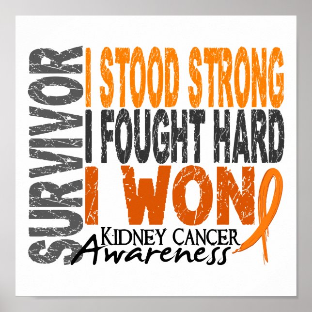Survivor 4 Kidney Cancer Poster (Framsidan)