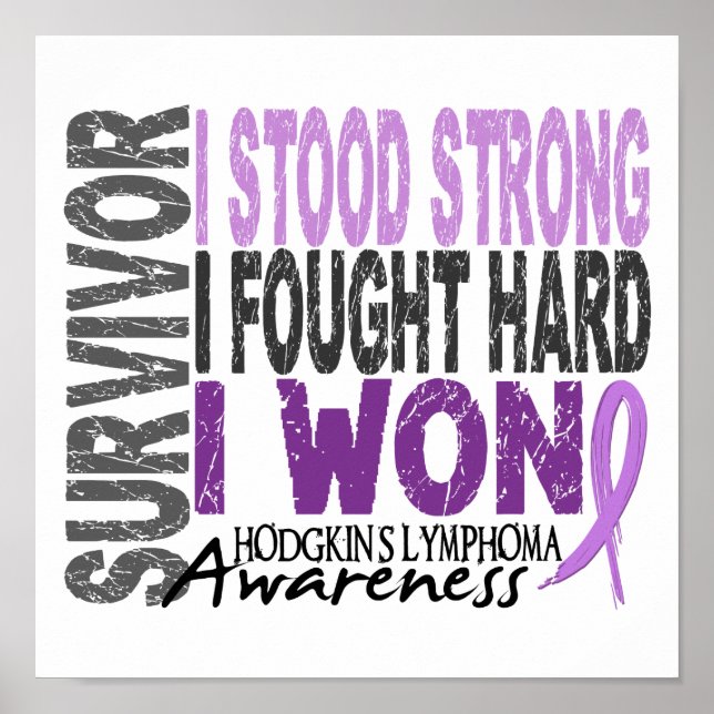 Survivor 4 Lymphoma Hod Poster (Framsidan)