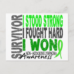Survivor 4 Lymphoma non-Hodgkins Vykort