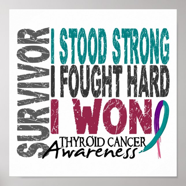 Survivor 4 Thyroid Cancer Poster (Framsidan)