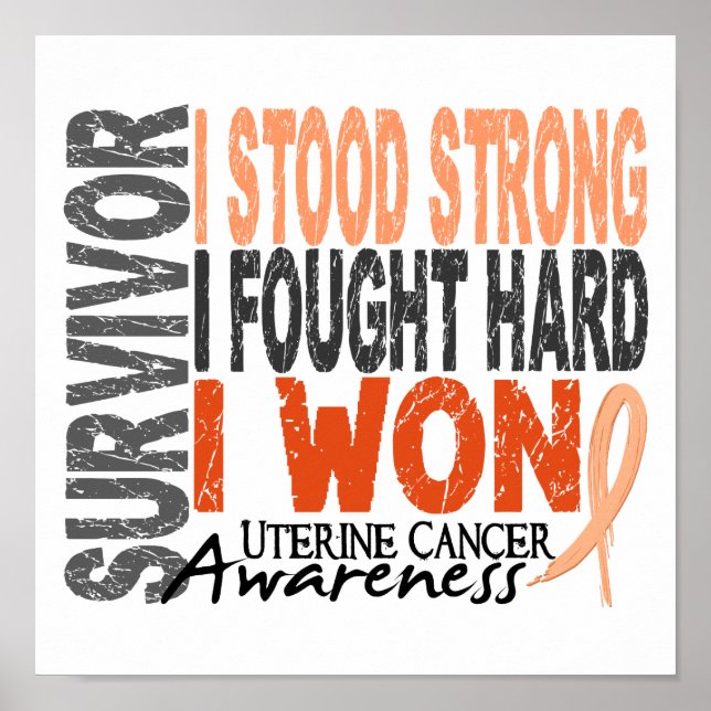 Survivor 4 Uterine Cancer Poster (Framsidan)
