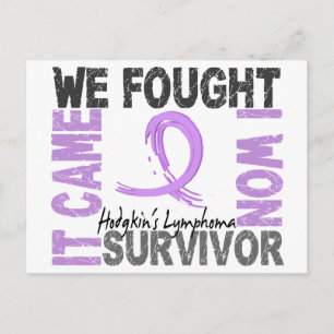 Survivor 5 Hodgkins lymphoma Vykort