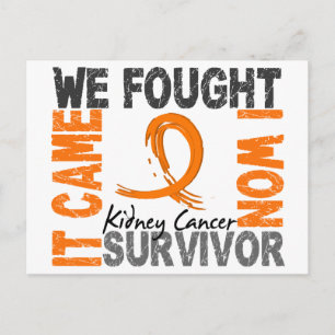 Survivor 5 Kidney Cancer Vykort