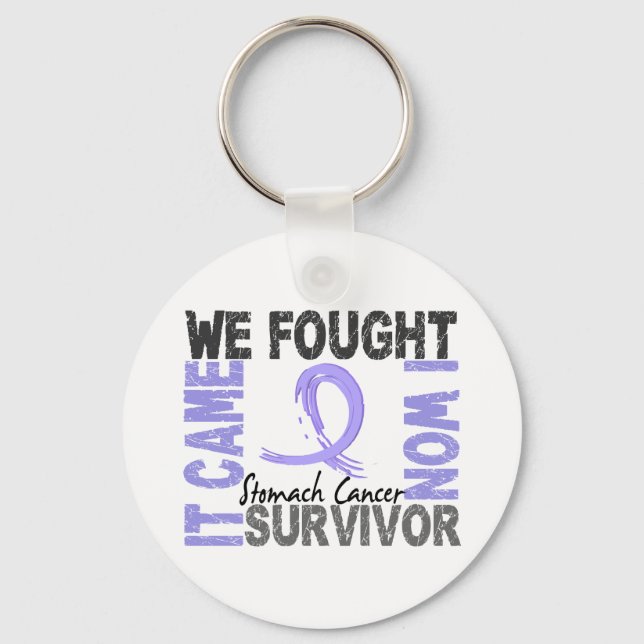 Survivor 5 Stomach Cancer Nyckelring (Framsida)