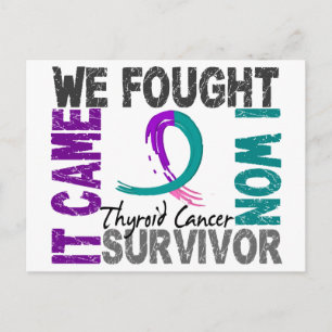 Survivor 5 Thyroid Cancer Vykort