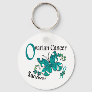 Survivor 6 Ovariancancer Nyckelring