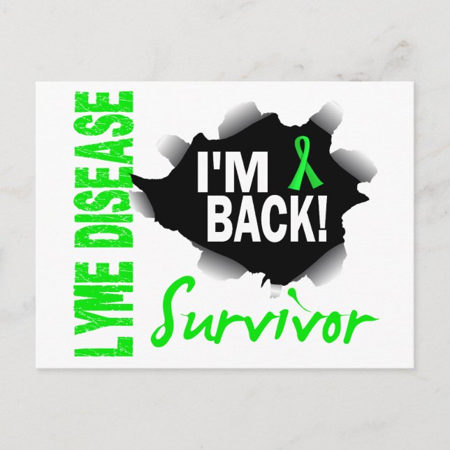 Survivor 7 Lyme Disease Vykort (Framsida)