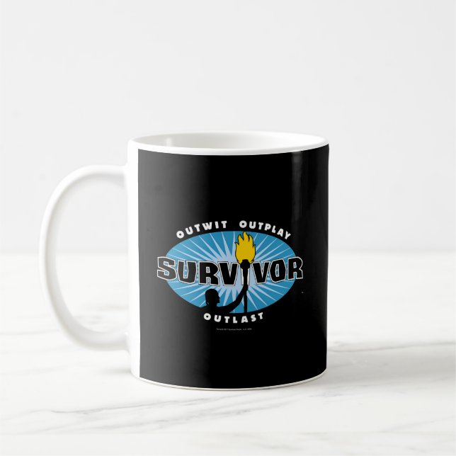 Survivor Blue Burst Kaffemugg (Vänster)