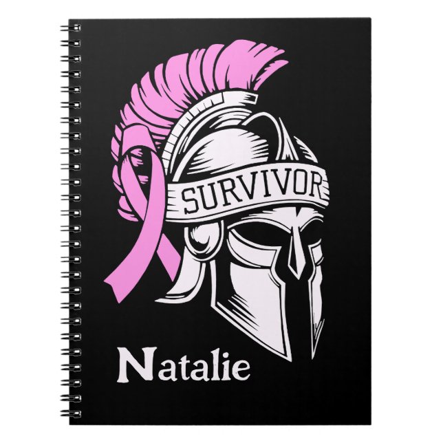 Survivor Breast Cancer Anteckningsbok (Framsidan)