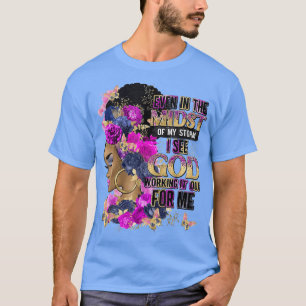 Survivor Breast Cancer Awareness Jag är Storm Str T Shirt
