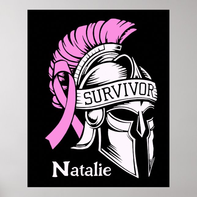 Survivor Breast Cancer Poster (Framsidan)