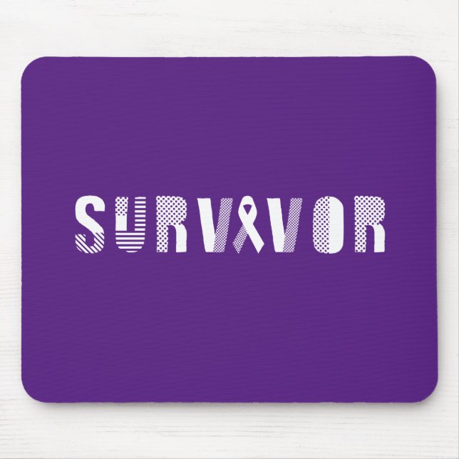 Survivor Cancer Ribbon Inspirational Motivational Musmatta (Framsidan)