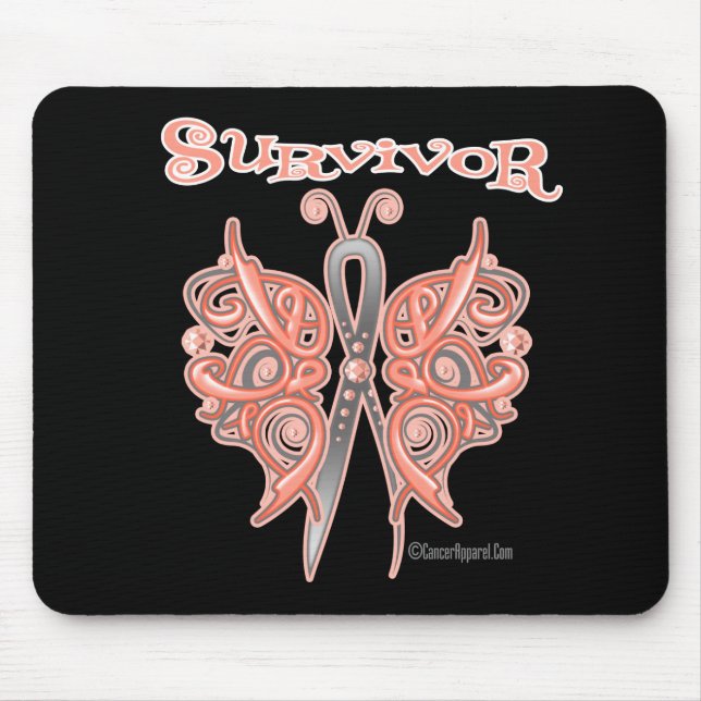 Survivor Celtic Butterfly - Endometrialcancer Musmatta (Framsidan)