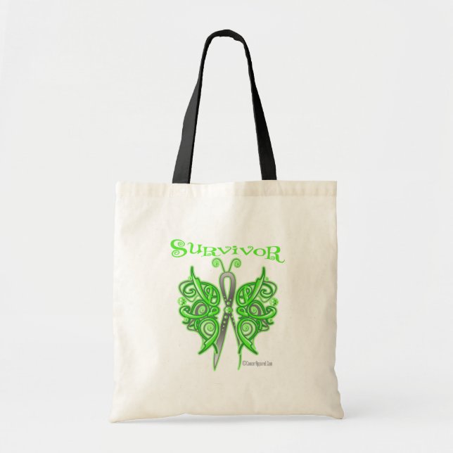 Survivor Celtic Butterfly - Non-Hodgkin's Lymphoma Tygkasse (Framsidan)