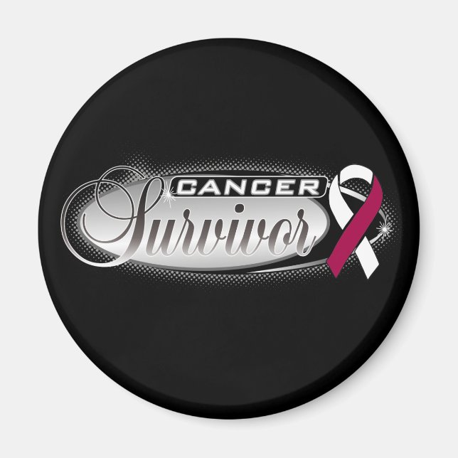 Survivor för cancer i huvud och Nacke Magnet (Framsidan)