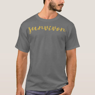 Survivor Guld T Shirt