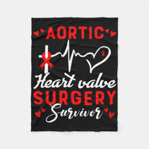 Survivor Hjärtsjukdom Aorta Hjärtkramp Kirurgiska Fleecefilt