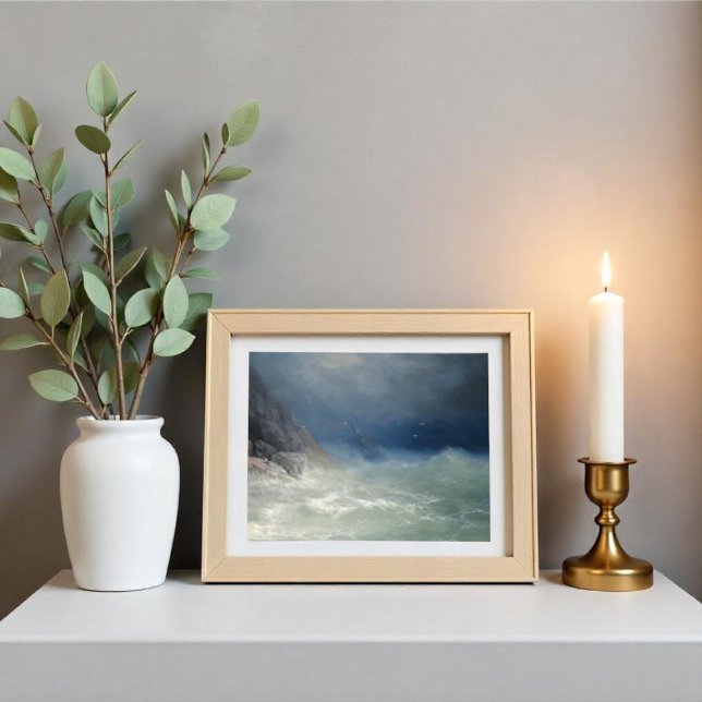 Survivor, Ivan Konstantinovich Aivazovsky, Art Fototryck (Skapare uppladdad)