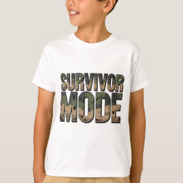 Survivor Mode Kids Camo – Little Warrior Edition T Shirt