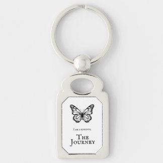 Survivor-nyckelkedja Rektangulärt Silverfärgad Nyckelring