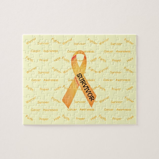 Survivor Puzzle (barncancer) i Tin Pussel (Horisontell)