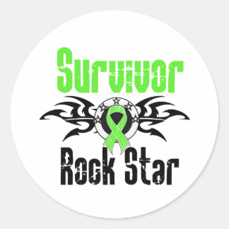 Survivor Rockstjärna - Non-Hodgkins Lymphoma Runt Klistermärke
