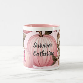 Survivor Rosa Pumpkin Halloween Två-Tonad Mugg