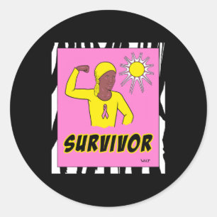 Survivor Runt Klistermärke