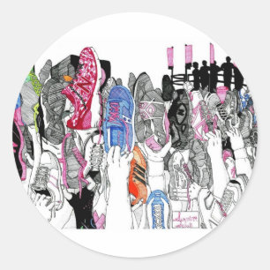 Survivor Salute Runt Klistermärke