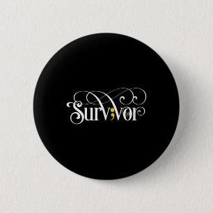 Survivor Semiolon Shirt May Mental Health Awarene Knapp