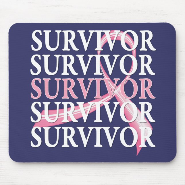 Survivor Whimsical Collage Breast Cancer Musmatta (Framsidan)