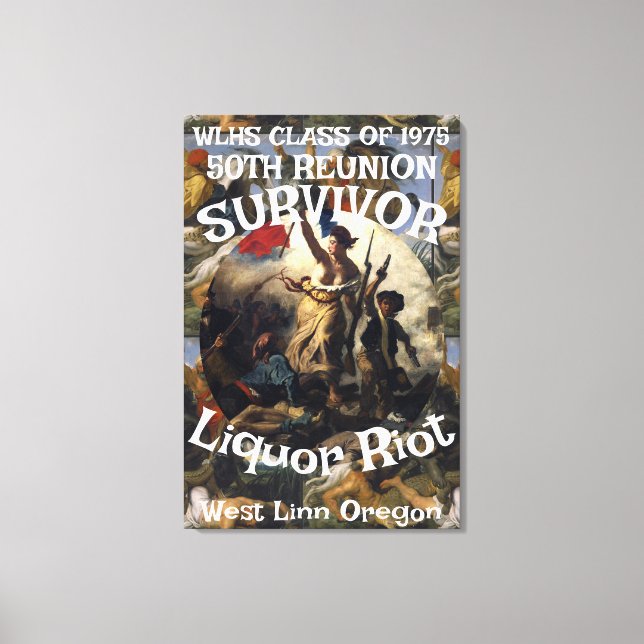 Survivor WLHS 50:E REUNION CLASS 1975 Canvastryck (Framsida)