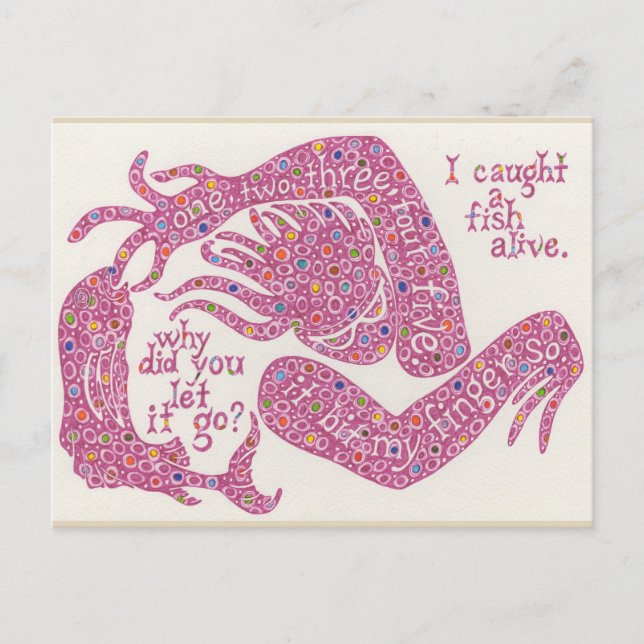 Survivors nav, #6 Nursery Rhyme. Vykort (Framsida)