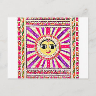 Surya Hindu Sol Gud Vykort