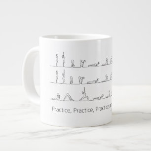 Surya Namaskar_Ashtanga Vinyasa Yoga Mugg Jumbo Mugg