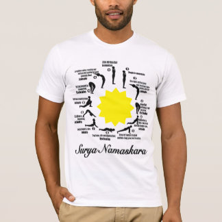 surya namaskara yoga Knoga-skjortskjorta Tröja