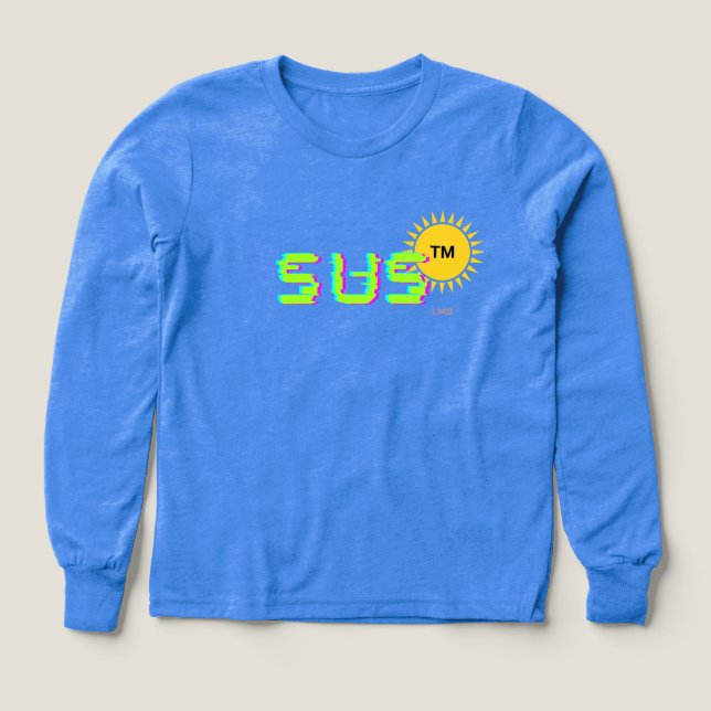 SUS, barns T-shirt, Roligt T Shirt (Design framsida)